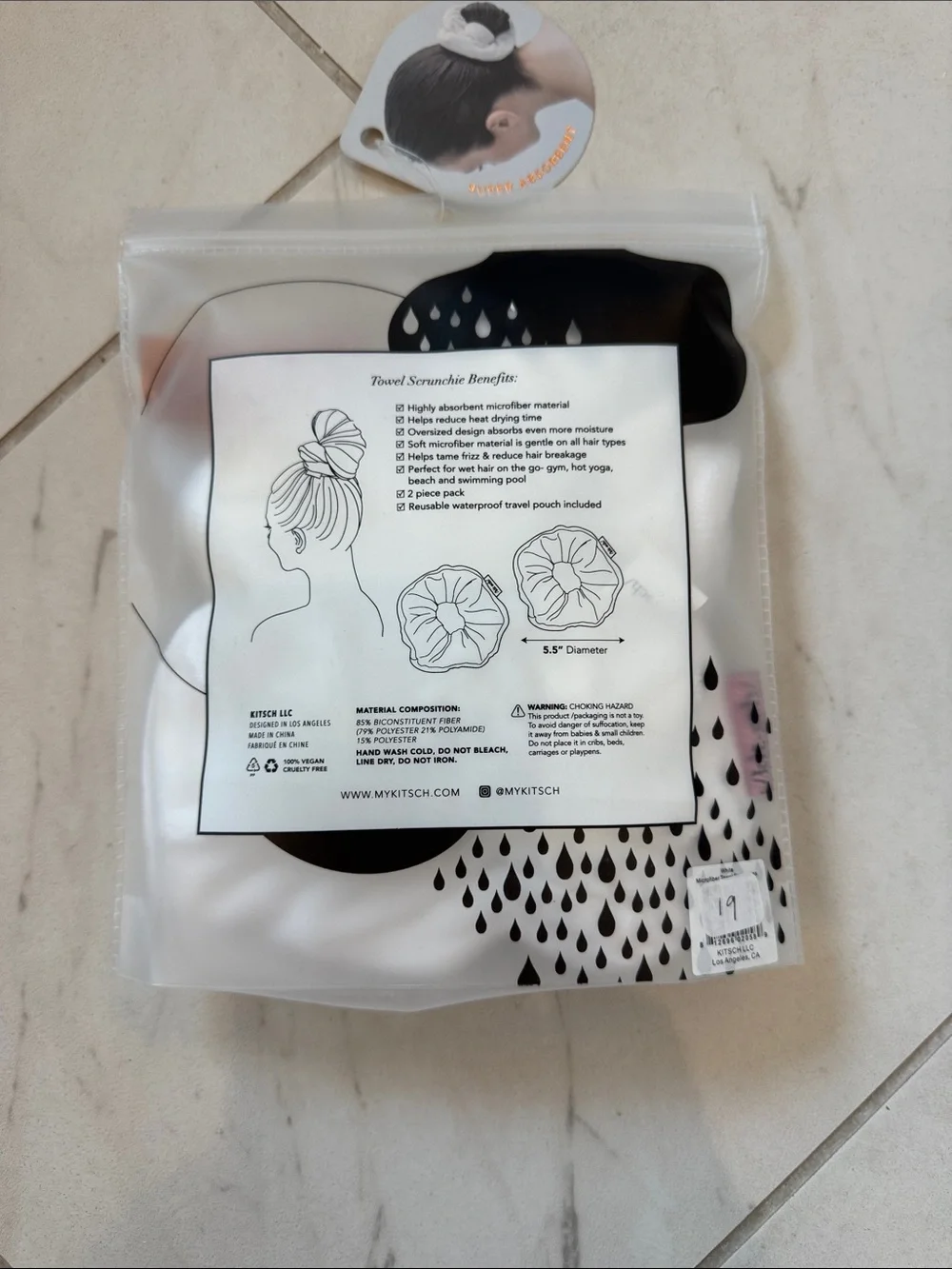Kitsch towel scrunchies
